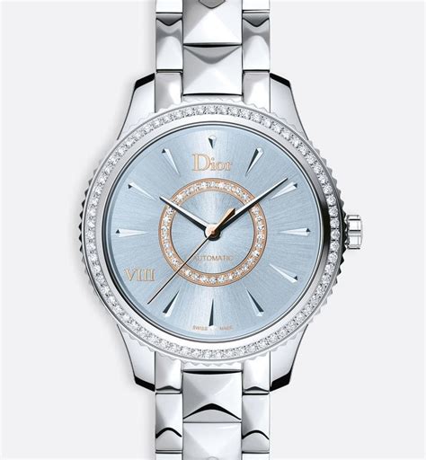 dior women's dior viii montaigne diamond watch|Dior VIII Montaigne ø 32 mm, quartz movement.